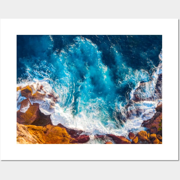 Deep Blue Ocean Wall Art by Made In Kush